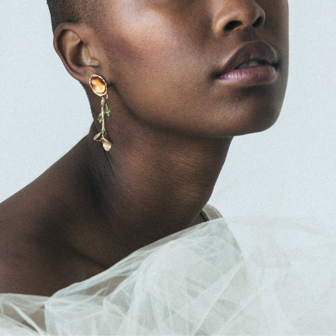 Matched Flora Leaves Earrings