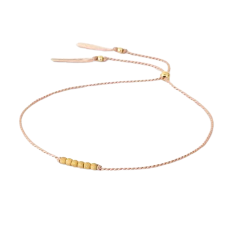 No.2 Friendship Bracelet - Blush