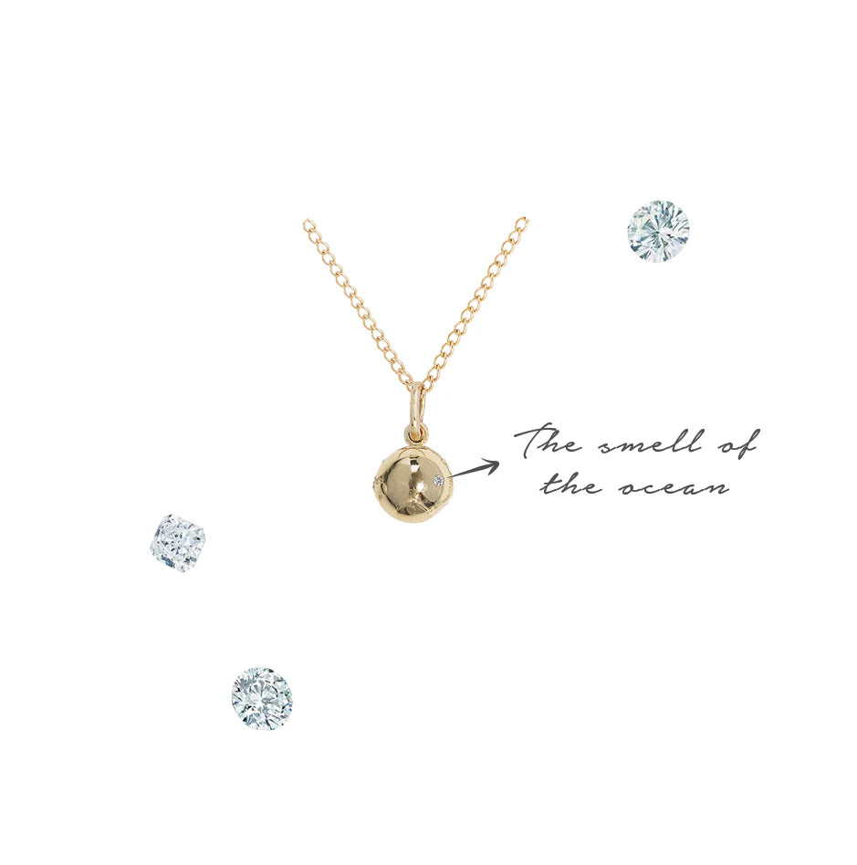 Mini Gold Atlas Charm — Zahava Heirlooms Trunk Show