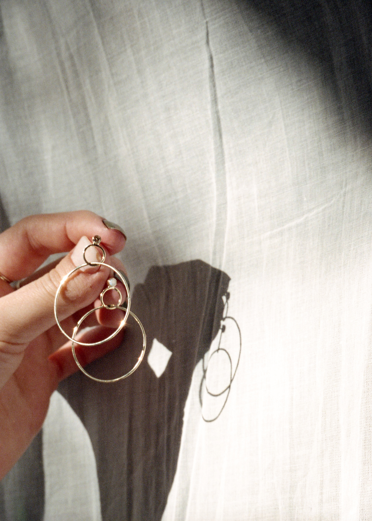 Here My Love Hoops - Opal