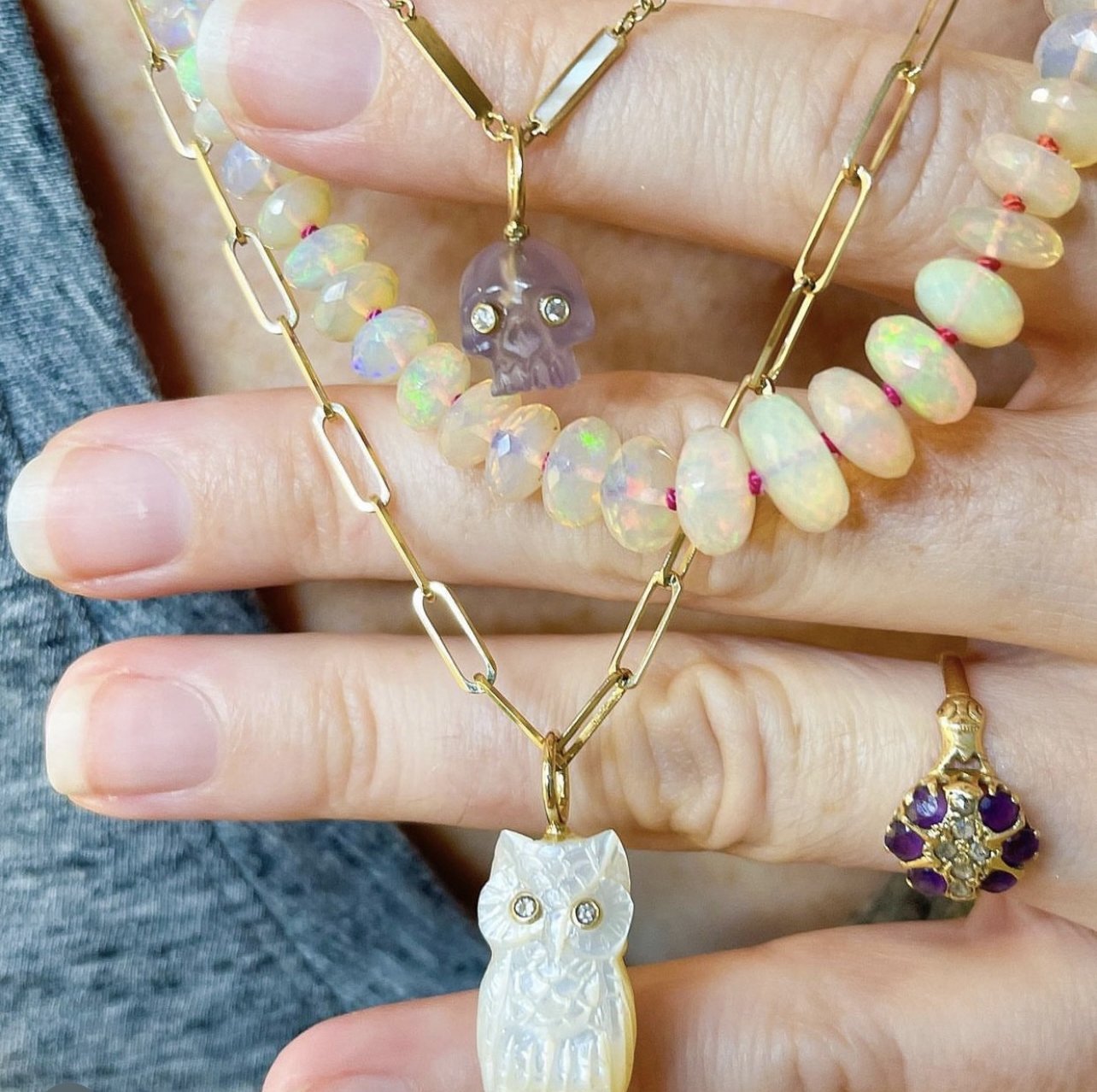 Ultra Violet Skull Baby — Maura Green Trunk Show