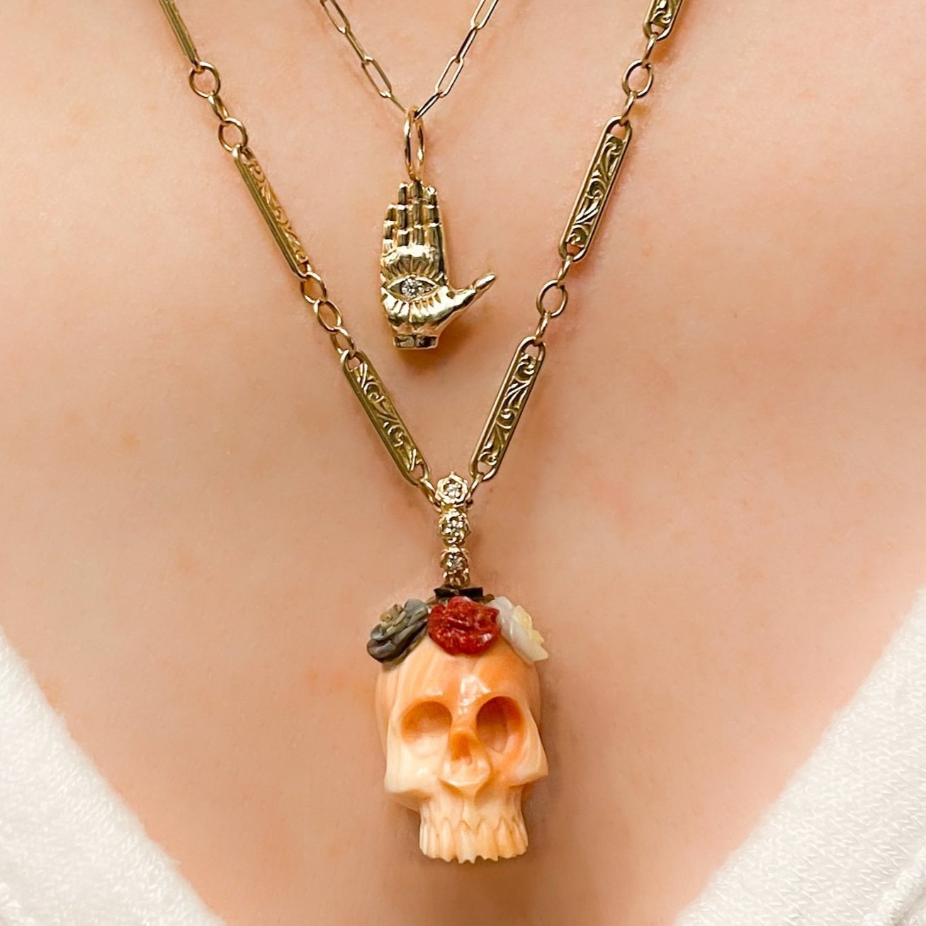 Hamsa LadyFinger Charm — Maura Green Trunk Show
