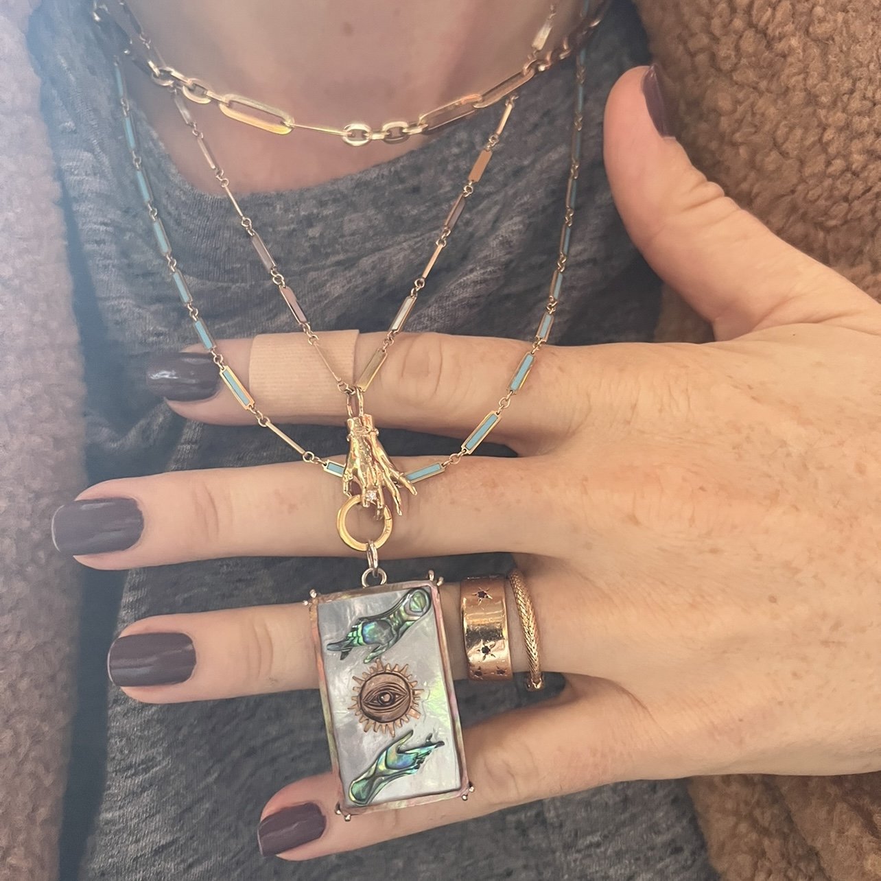 Gyan Mudra Ladyfinger Charm