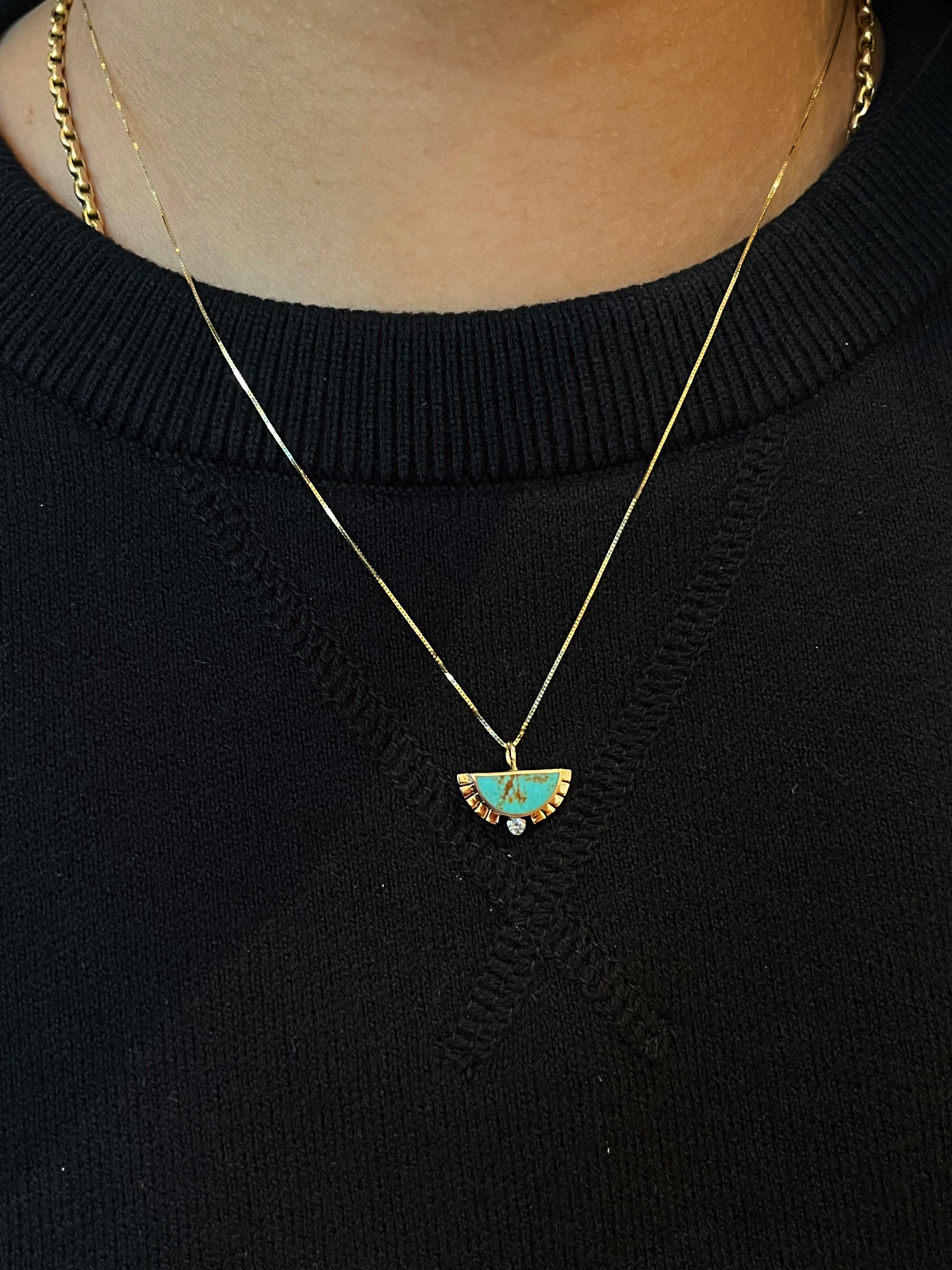 Rising Sol Turquoise Necklace