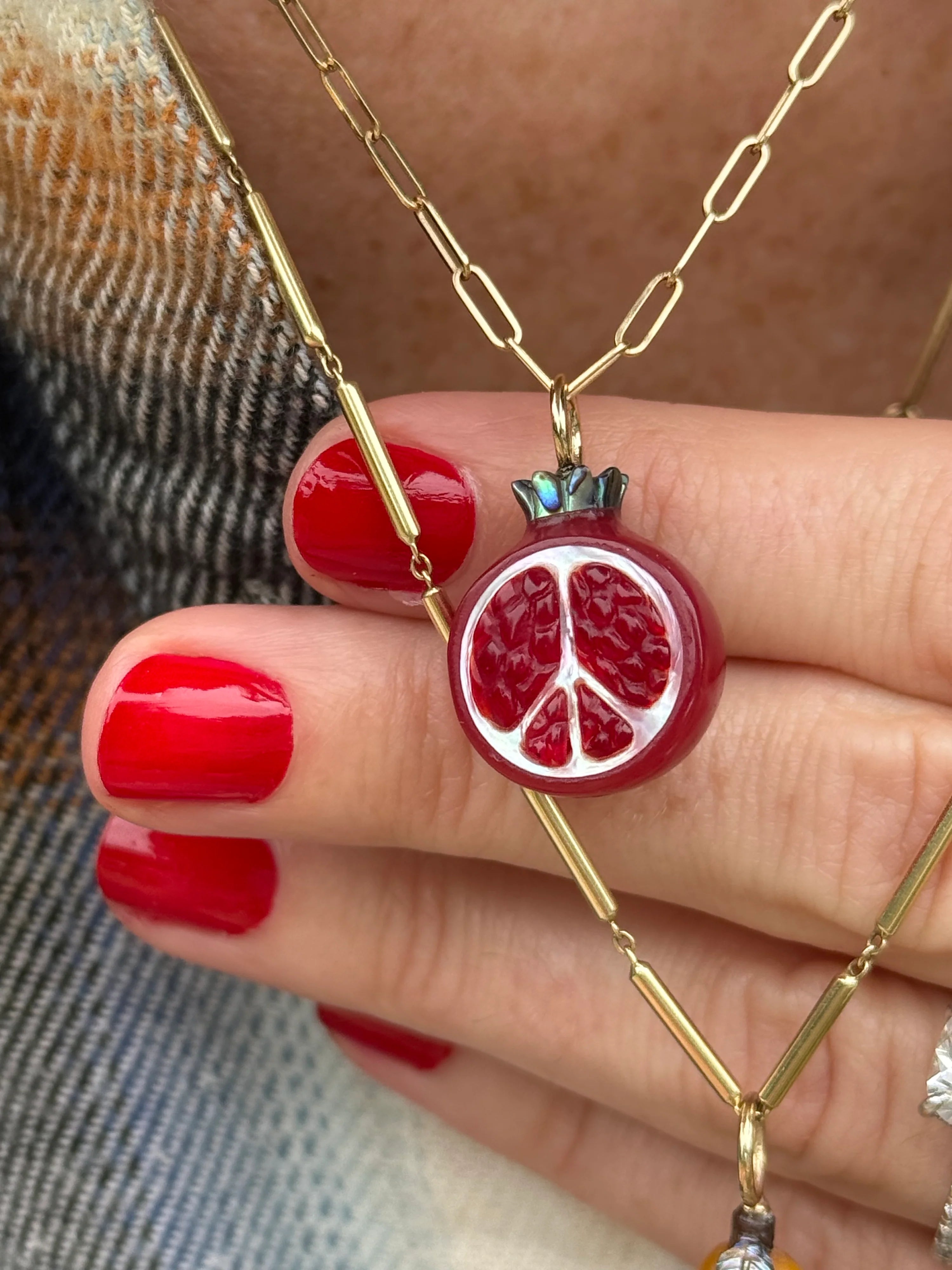 Pomegranate Charm — Maura Green Trunk Show