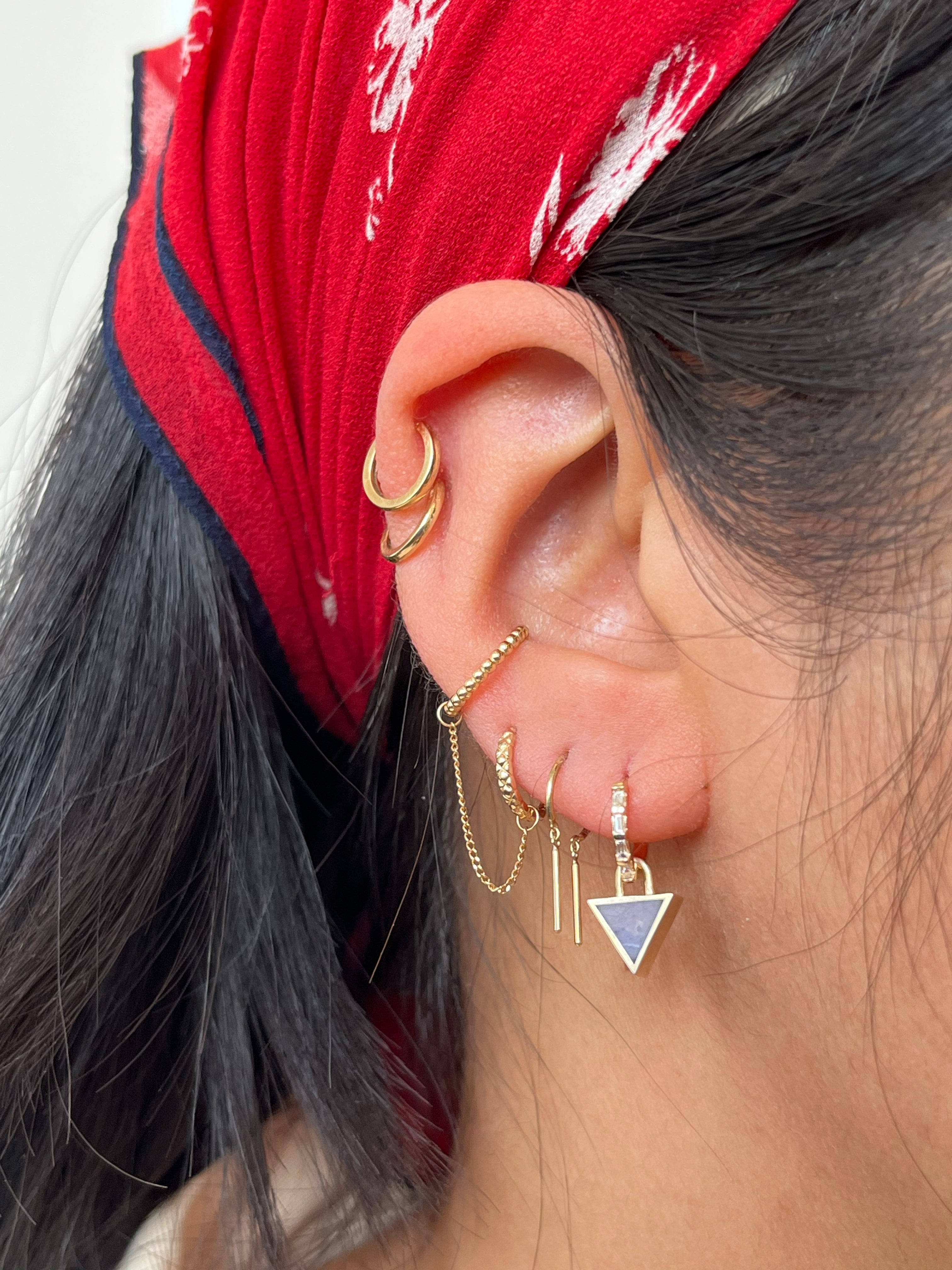 3-in-1 Reversible Giza Earrings — Young in the Mountains Trunk Show
