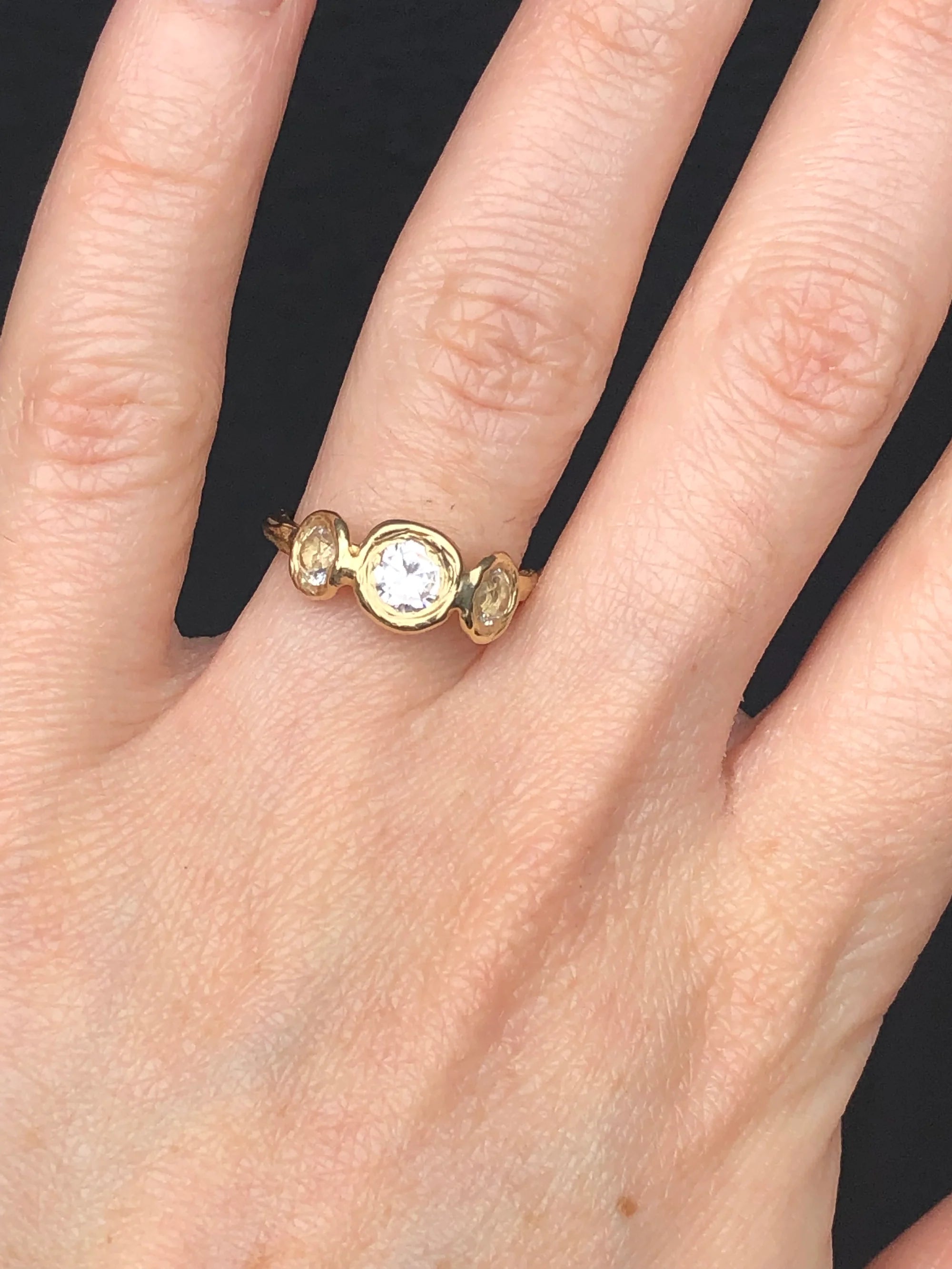 Sunburst Trio Ring — Commitment, Curated