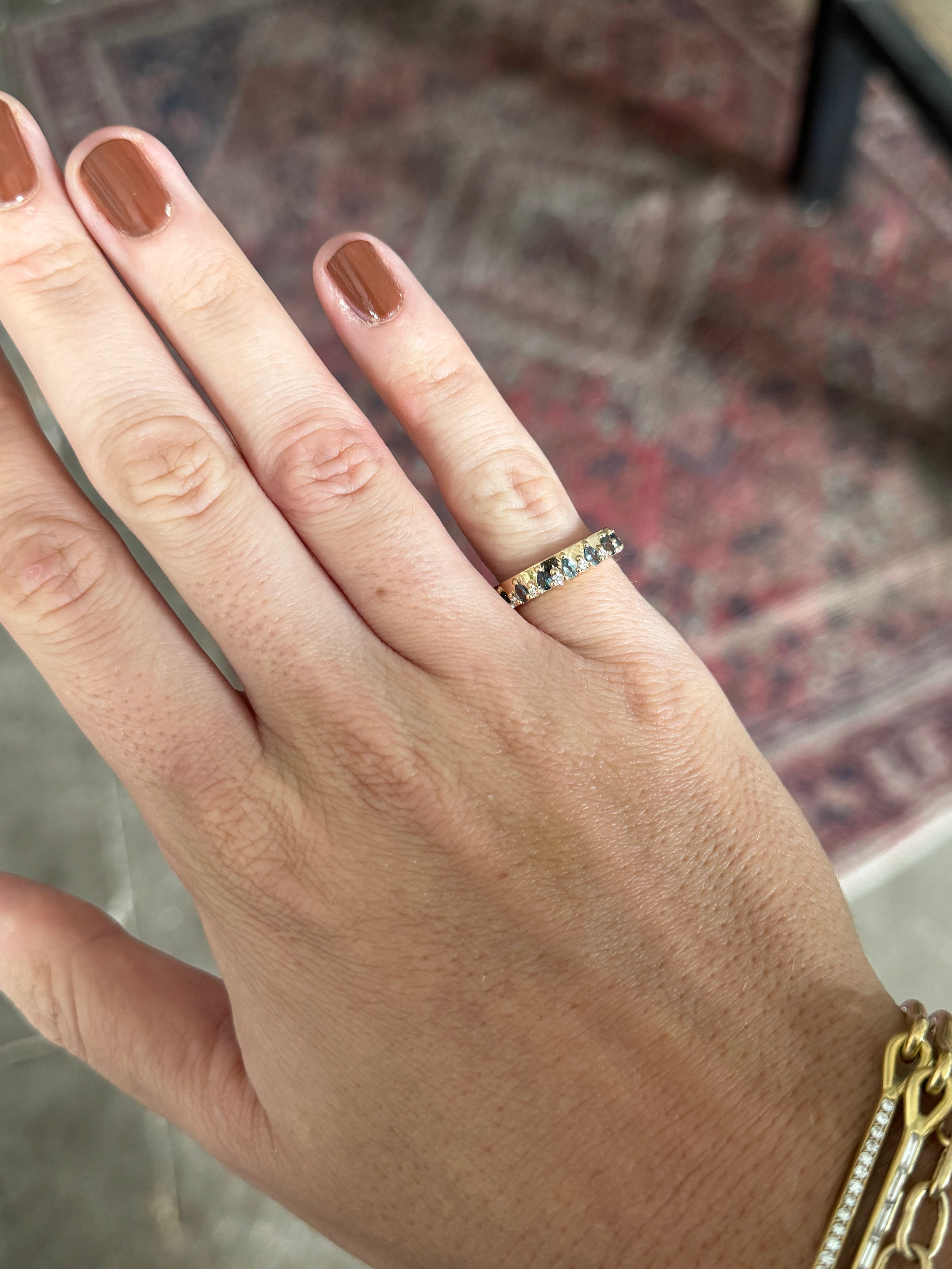 Kendall Ring - Teal Sapphire — Commitment, Curated