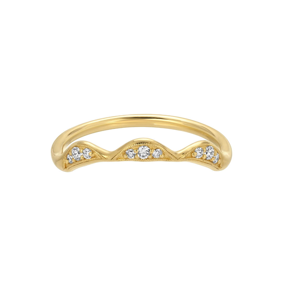 Diamond Crest Ring