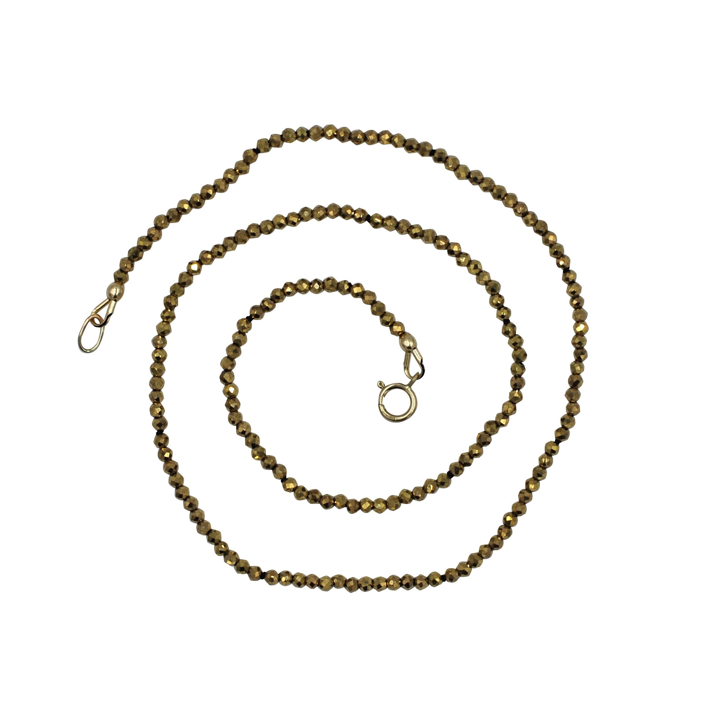 Evie Gold Pyrite Necklace