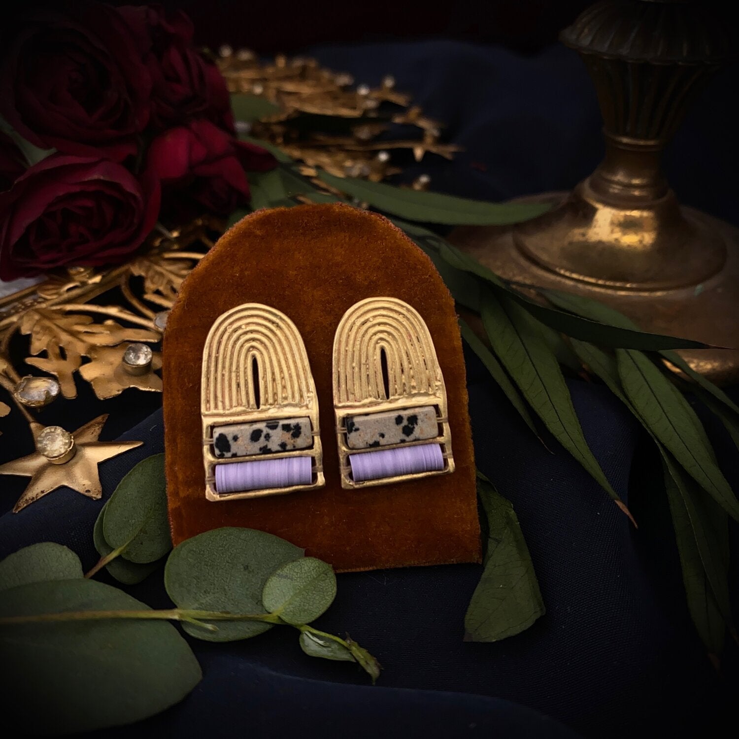Kora Studs - Lavender
