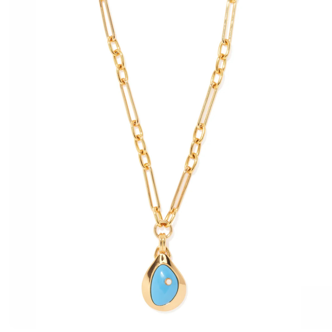 Blue Pond Necklace — Lizzie Fortunato Demi-Fine Trunk Show