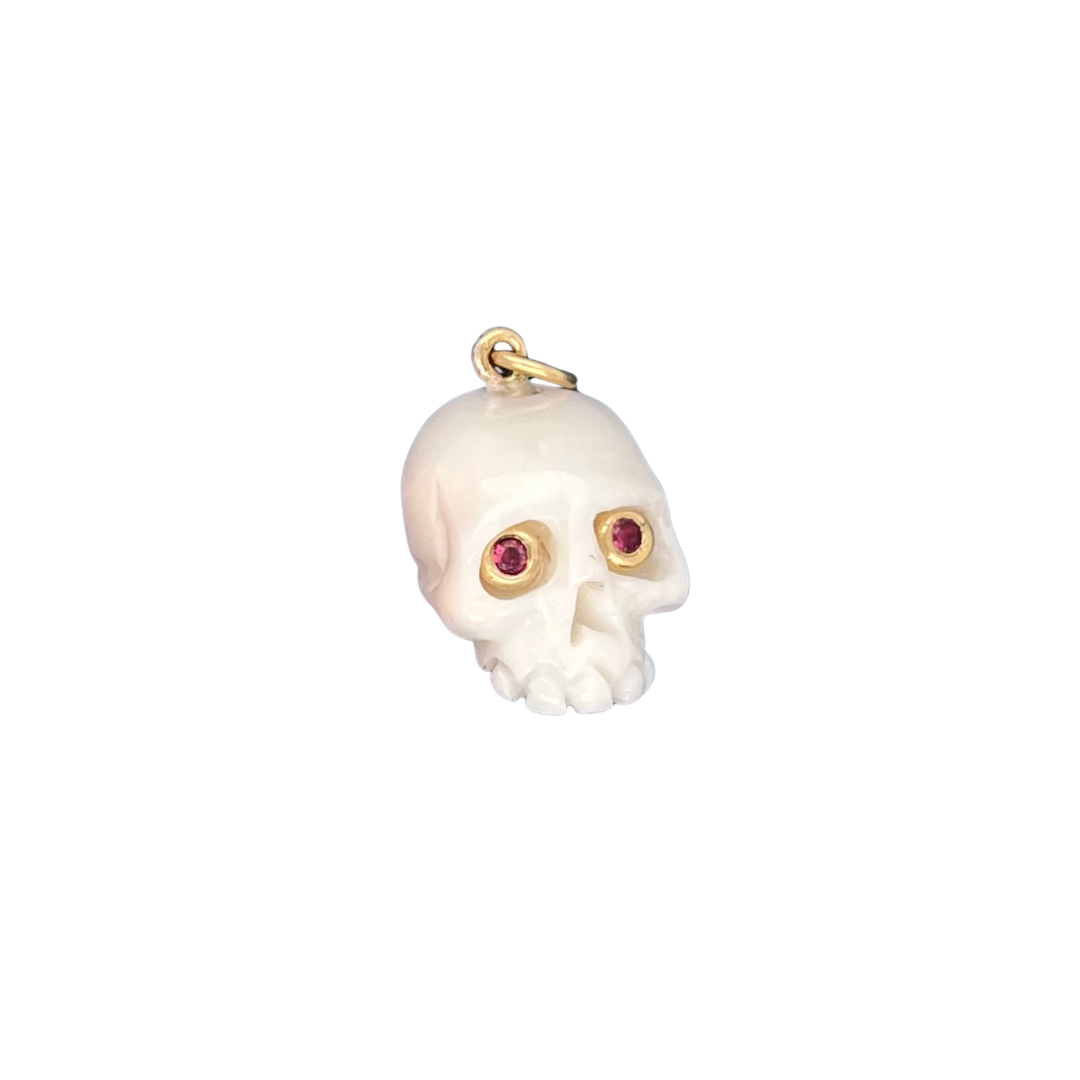 Ded Cute Skull - Ruby Eyes — Tarot & Talismans