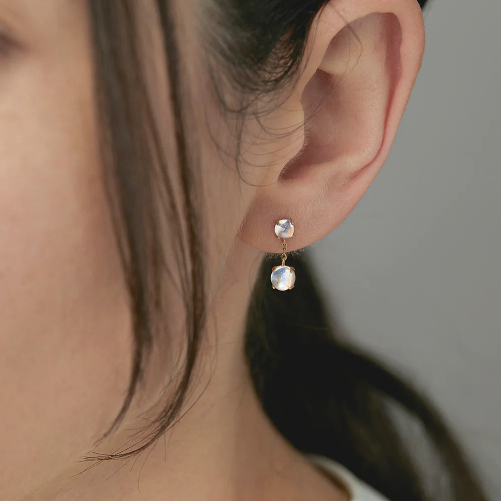 Rainbow Moonstone Nova Earrings