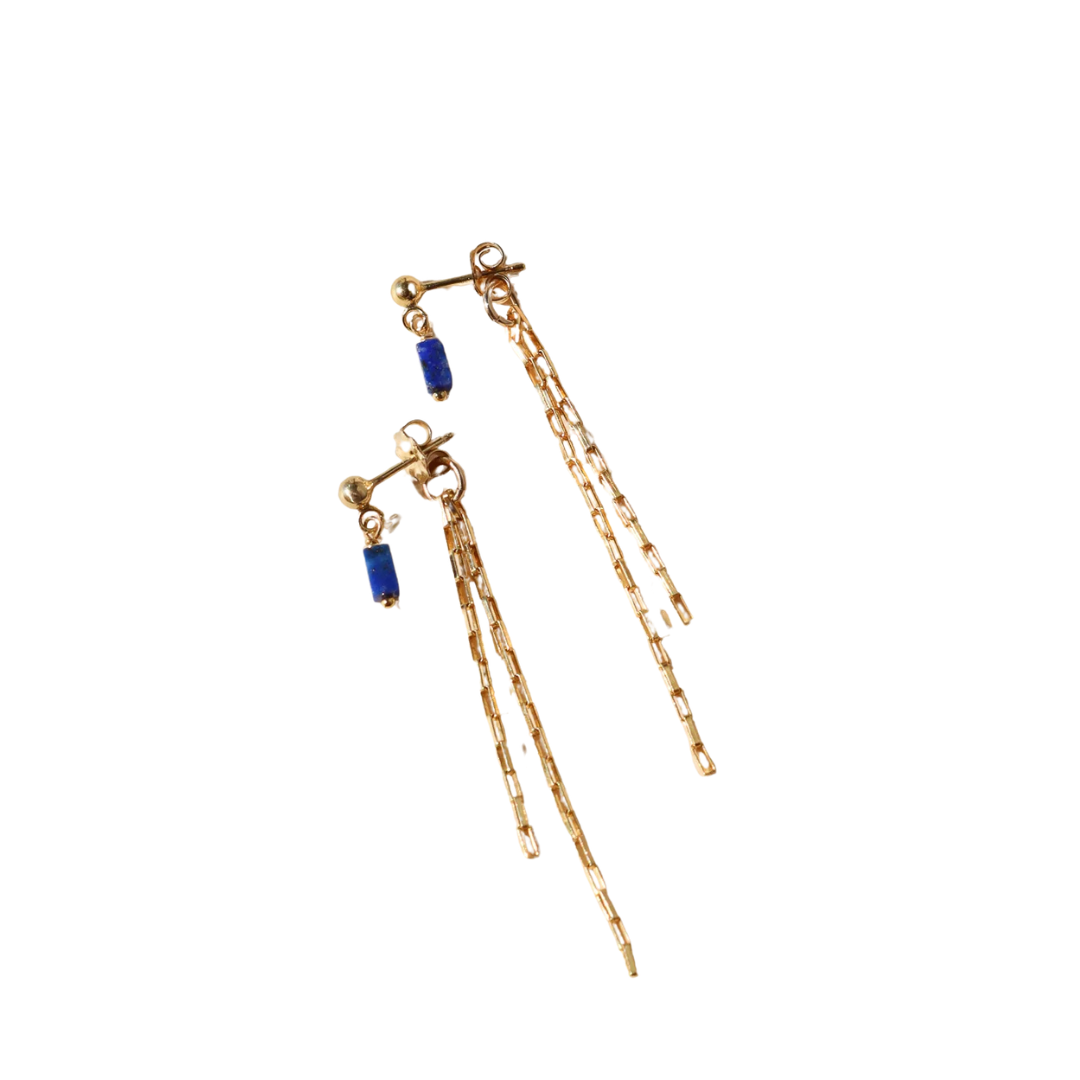 Lapis Lazuli Drops Earrings