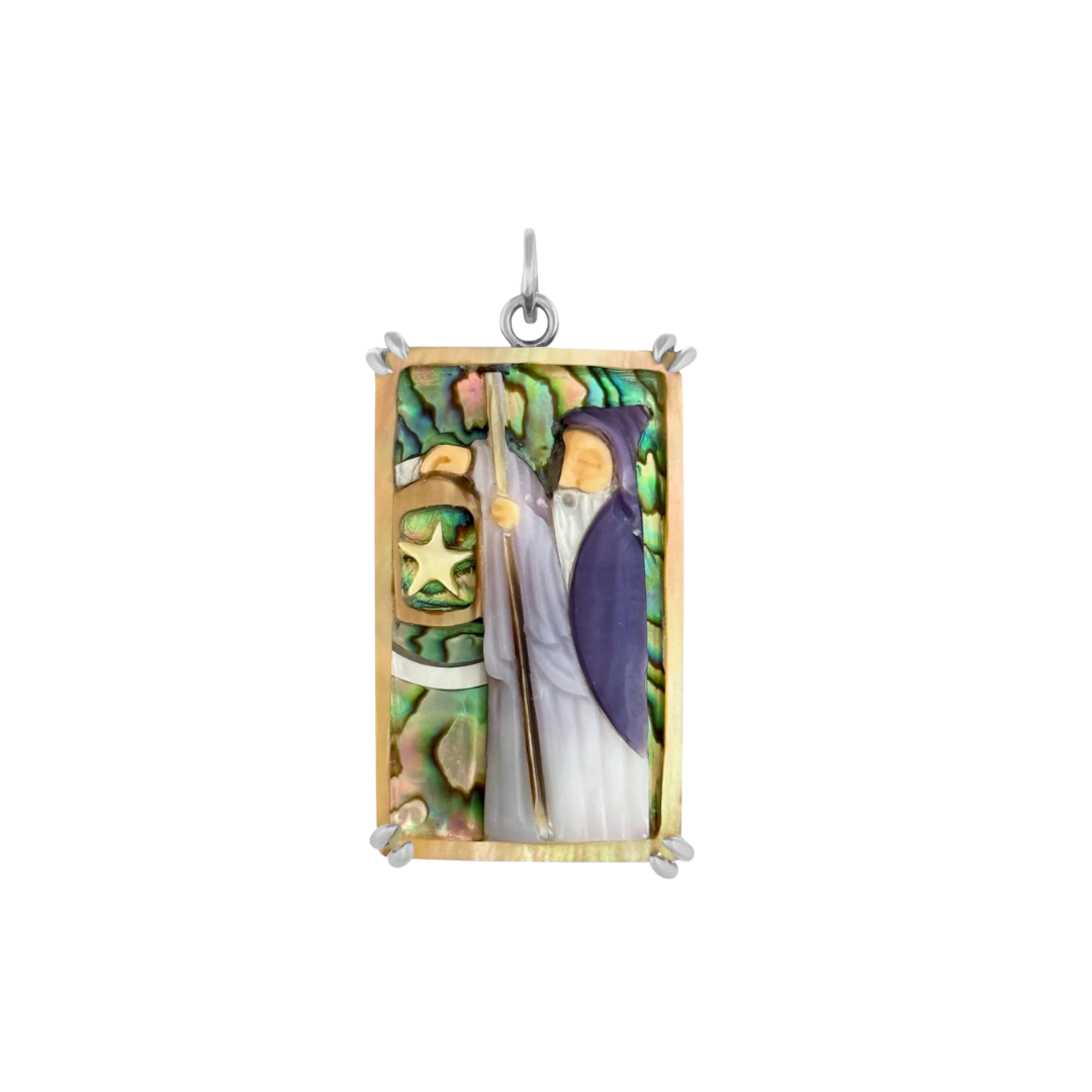 Hermit Tarot Card Charm — Maura Green Trunk Show