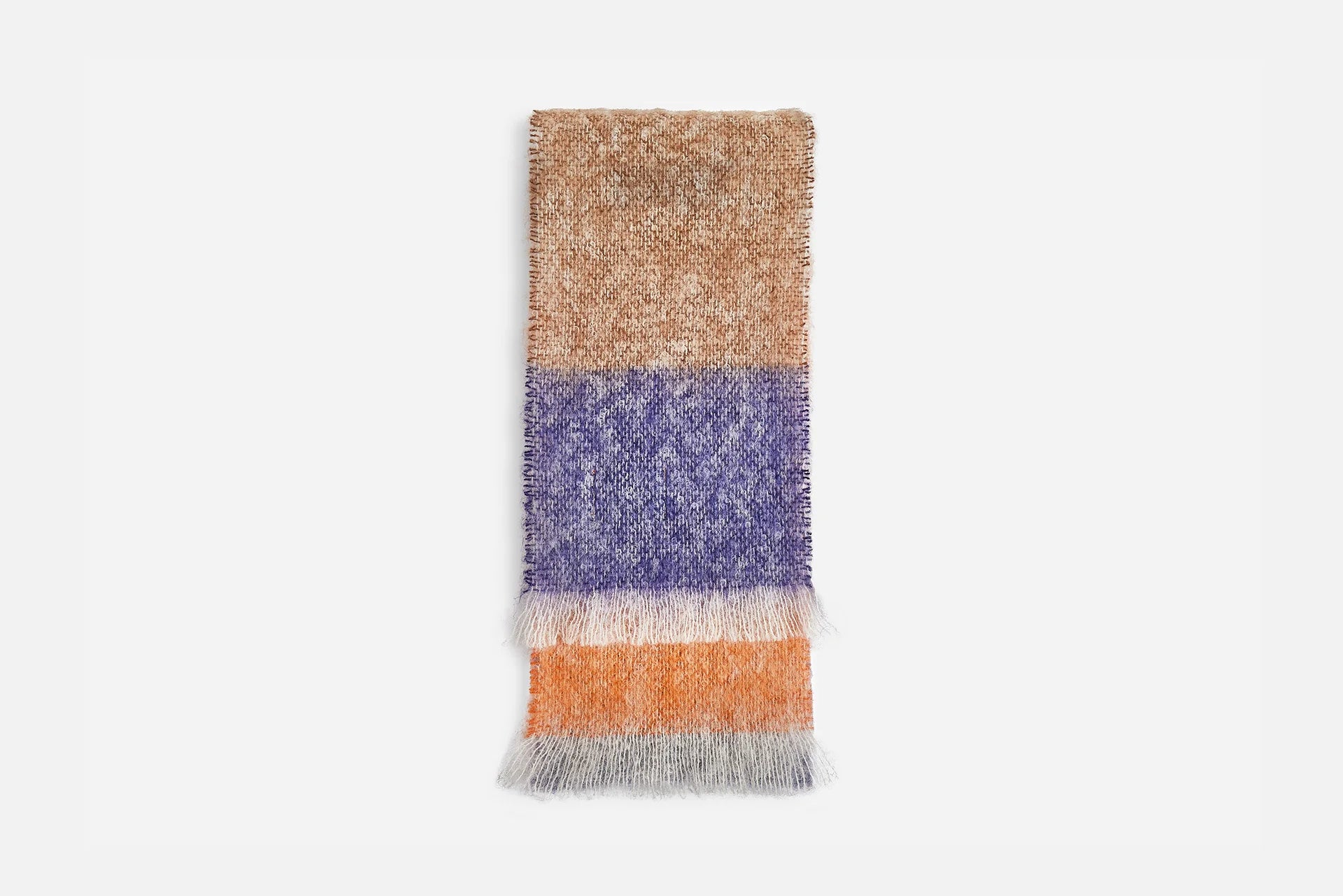 Silare Mohair Scarf — Tangerine