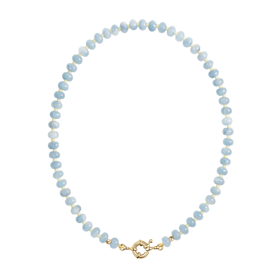 Macey Gemstone Necklace - Laguna