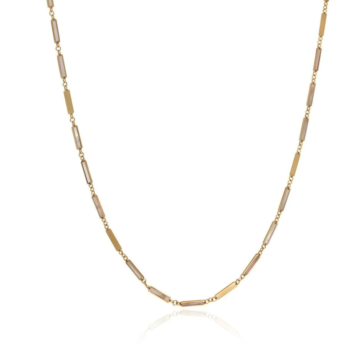 Mother of Pearl Inlaid Chain — Tarot & Talismans
