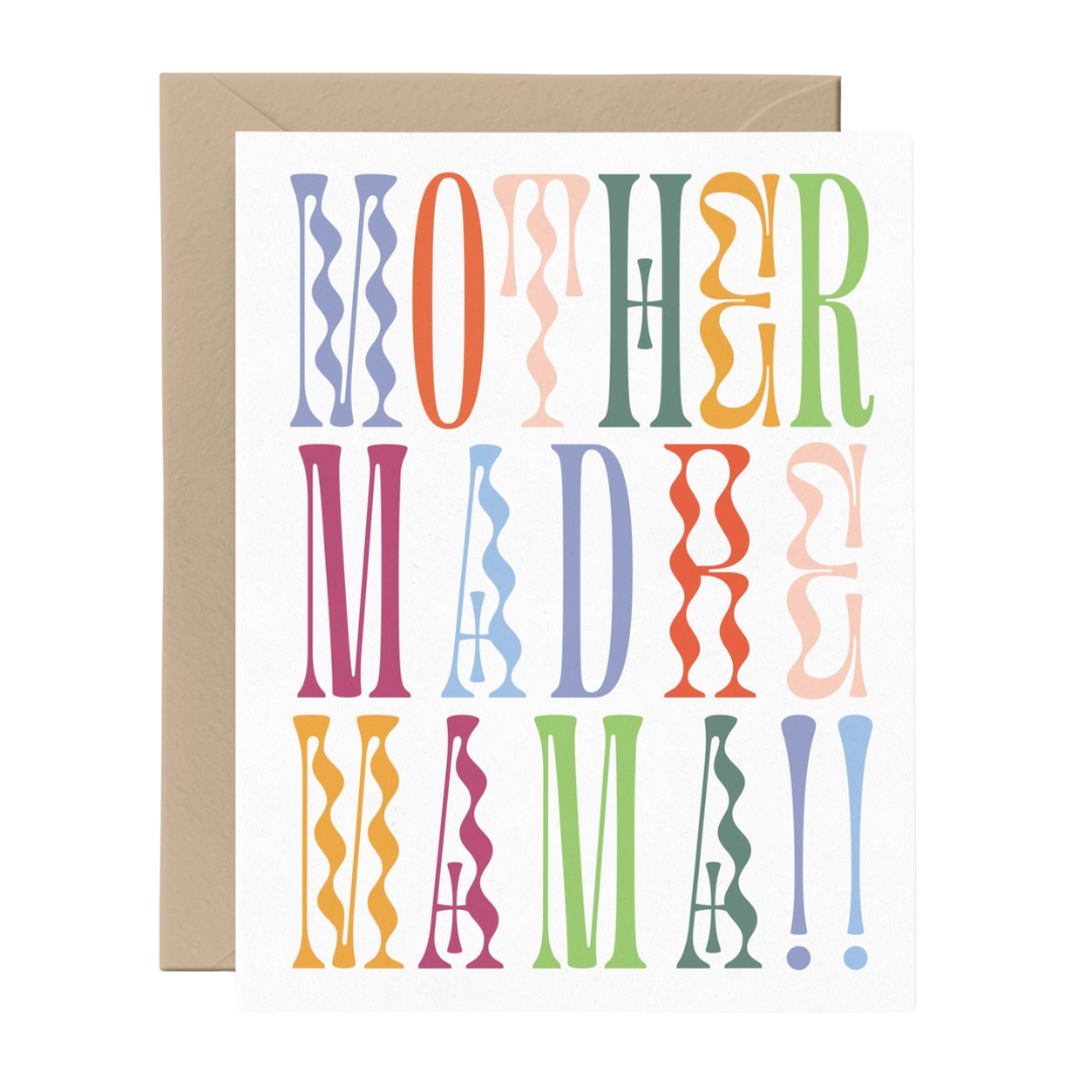 Mother, Madre, Mama Card