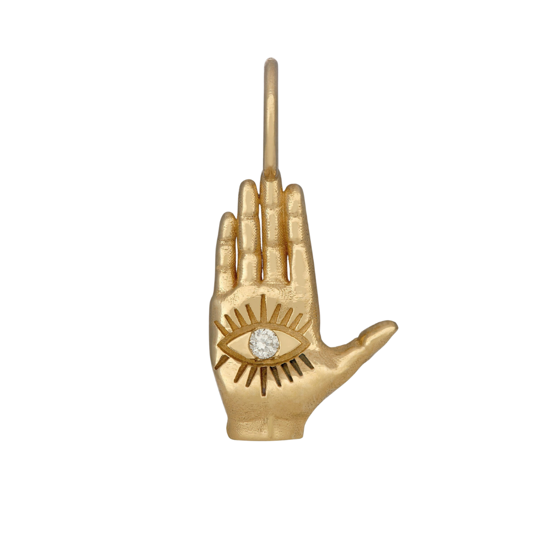 Hamsa LadyFinger Charm — Maura Green Trunk Show