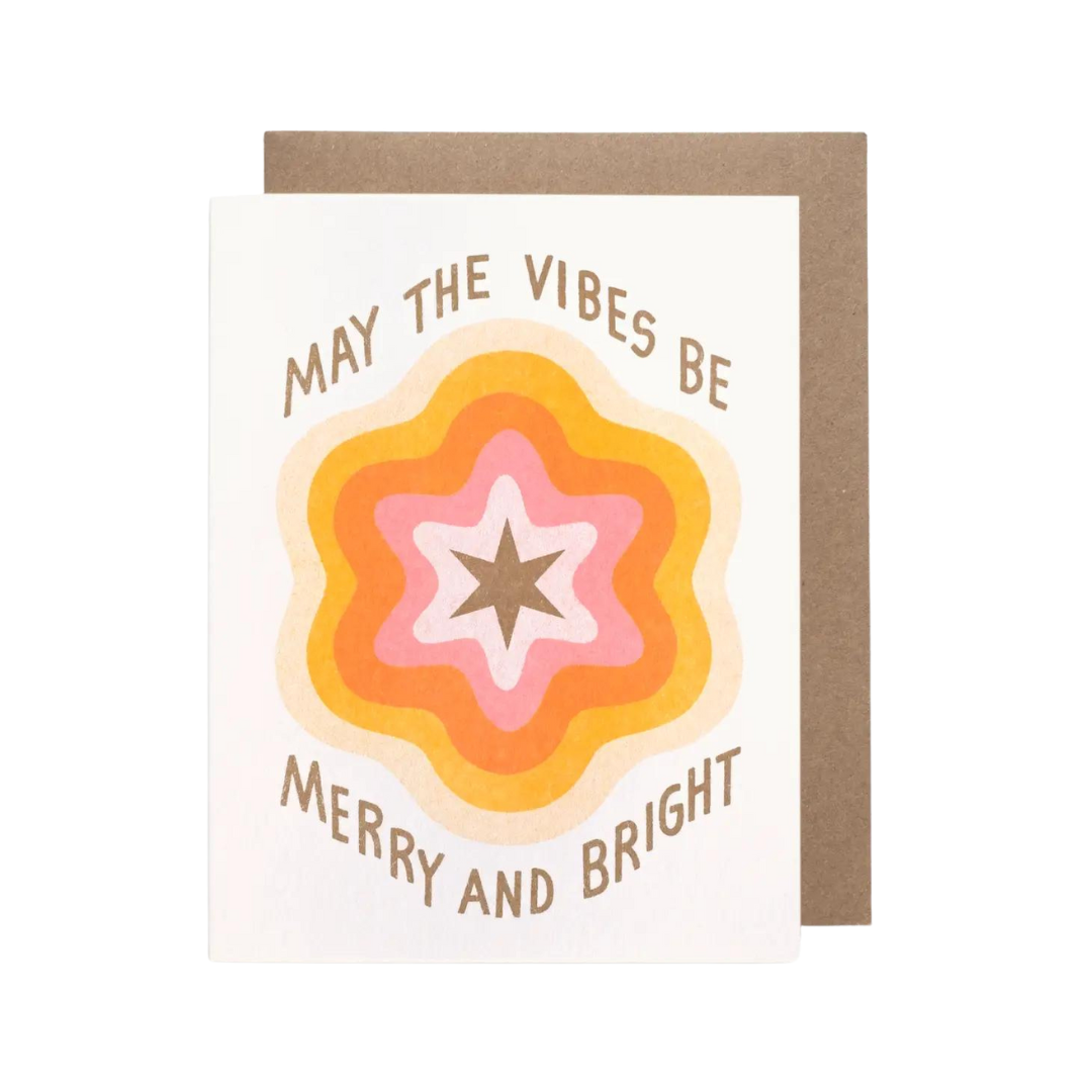 Merry and Bright Vibes Card
