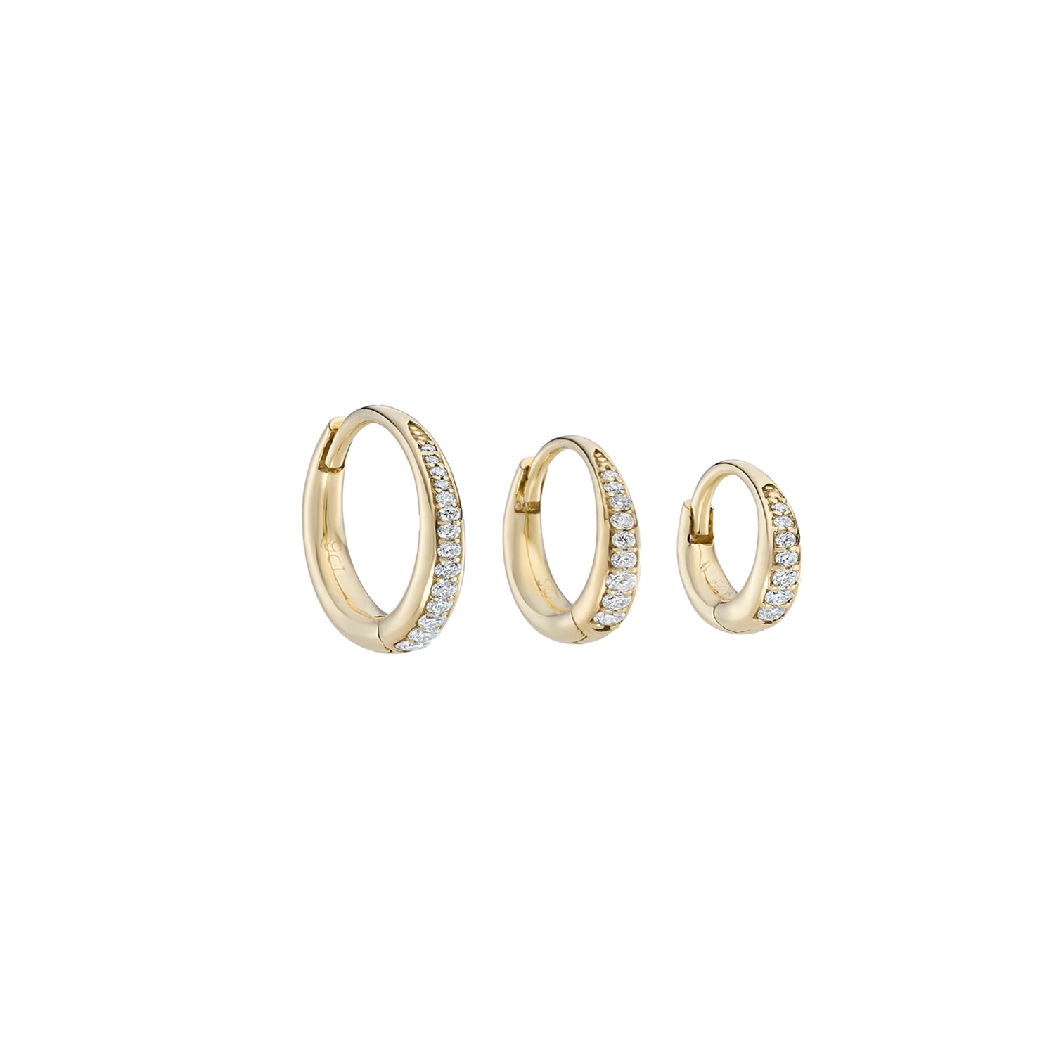 Diamond Dodu Chunky Round Hoop