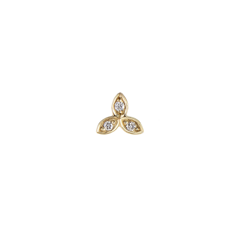 Gemstone Lalee Stud - White Diamond