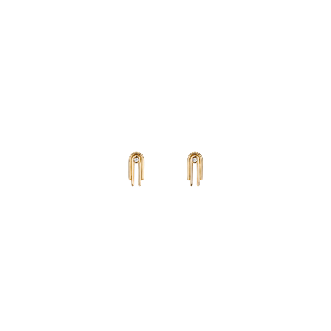 Mini Speed of Light Stud Earrings