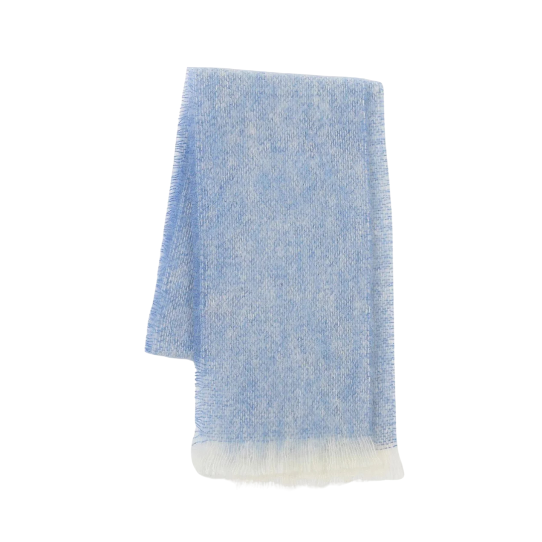 Mooneen Mohair Scarf - Azure