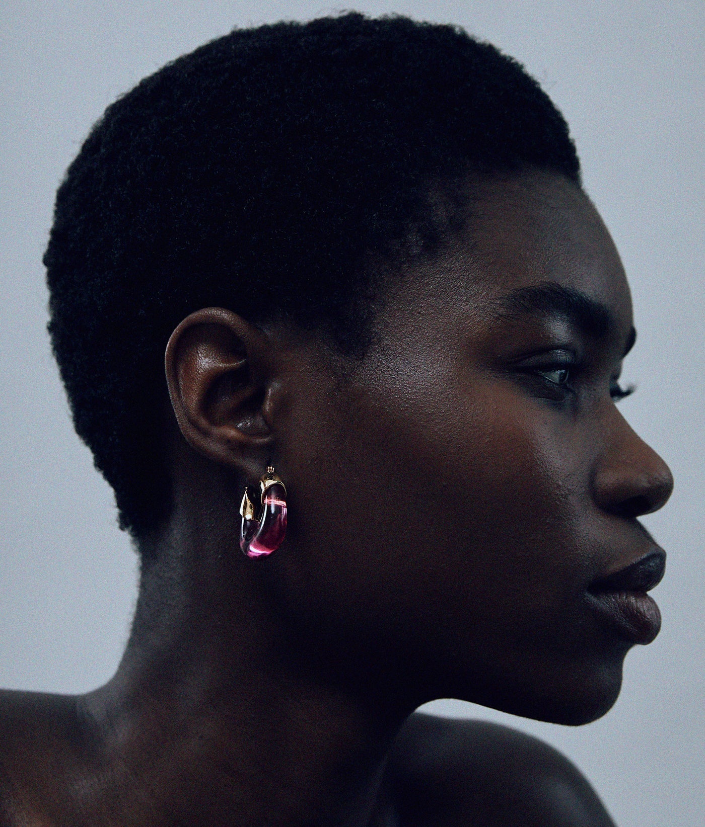 Mini Organic Hoops - Flamingo — Lizzie Fortunato Demi-Fine Trunk Show
