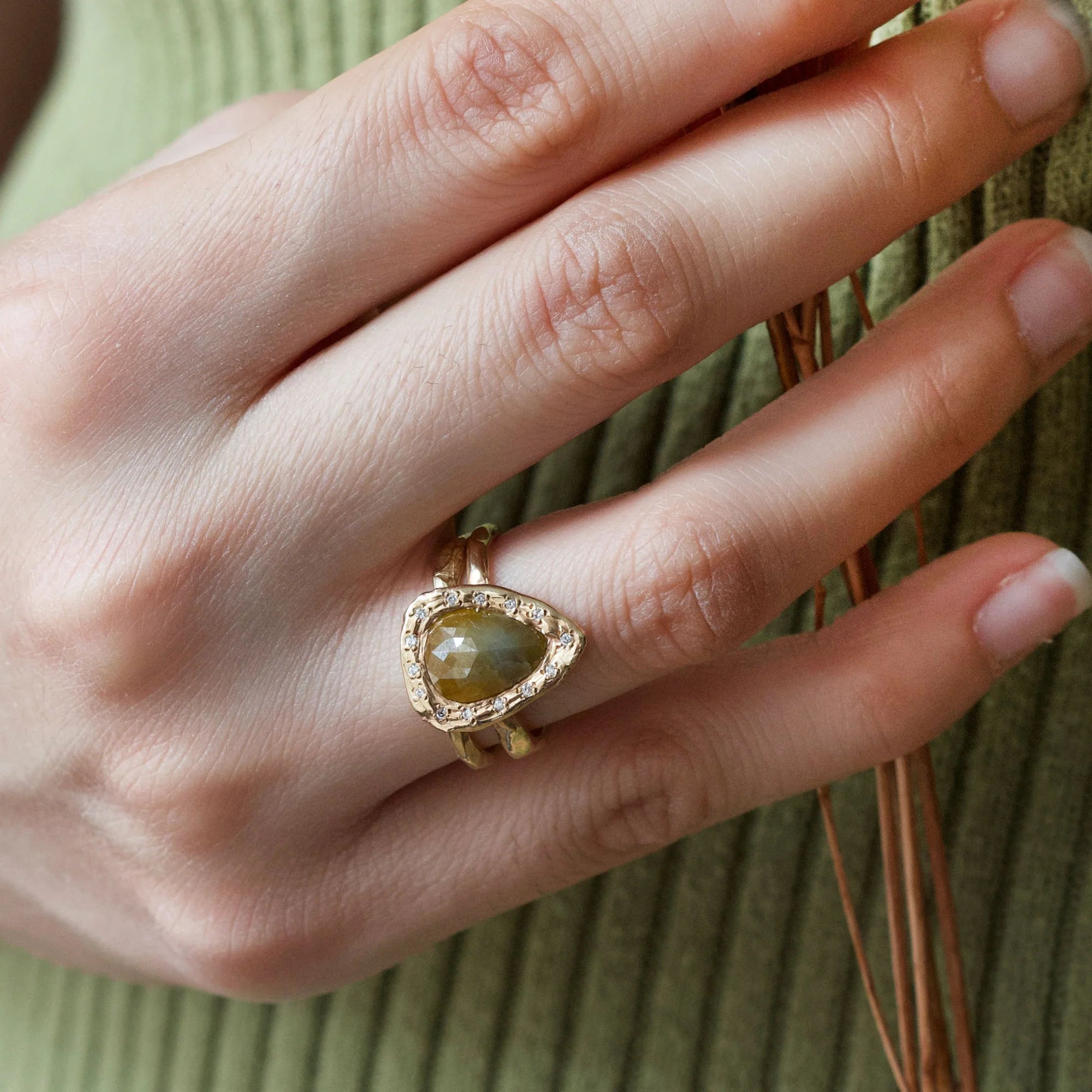Honey Diamond Ring — Commitment, Curated
