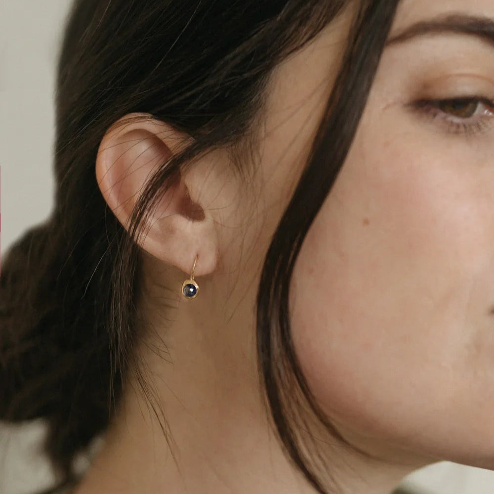 Petite Yui Drop Earrings - Labradorite