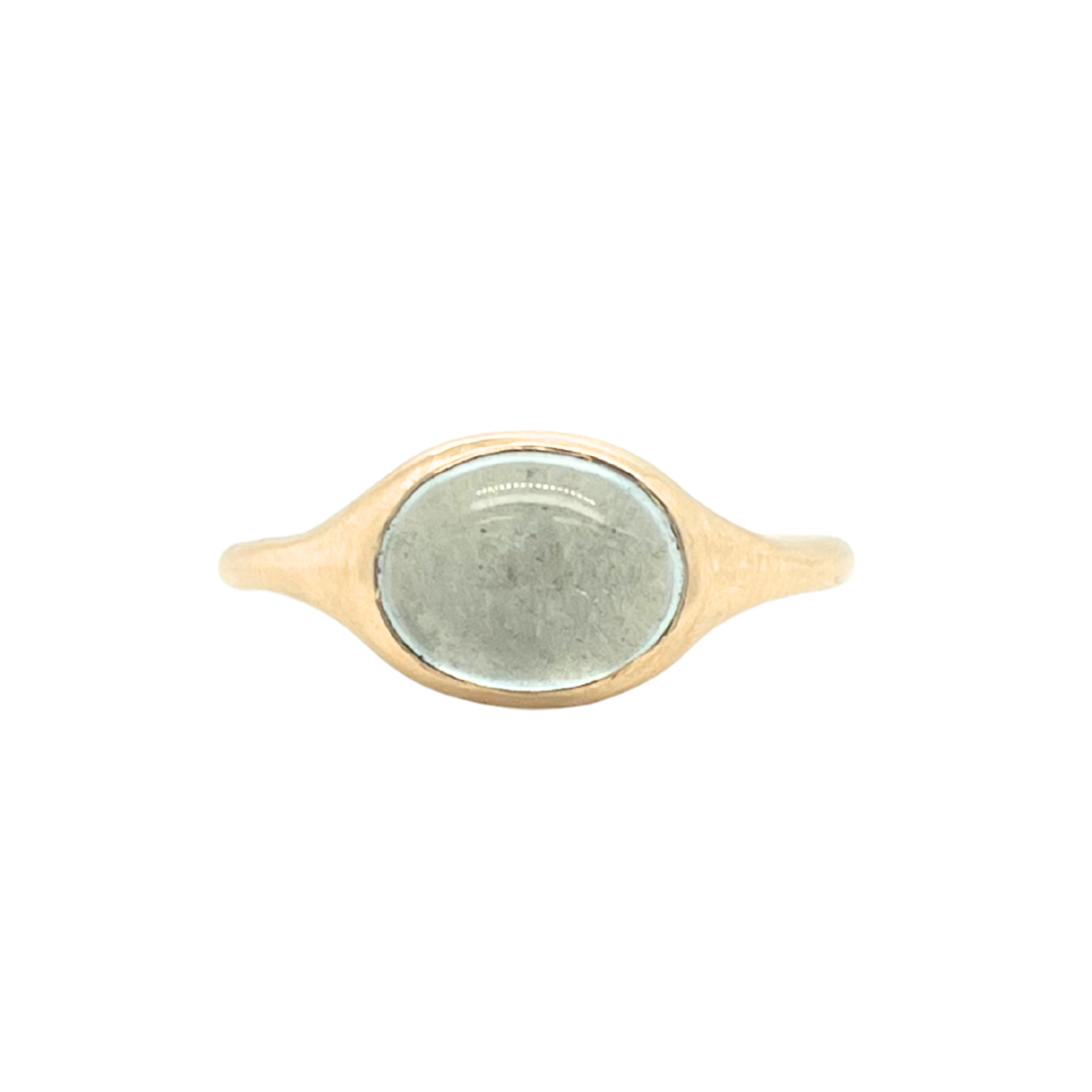 Aquamarine Maxi Yui Ring