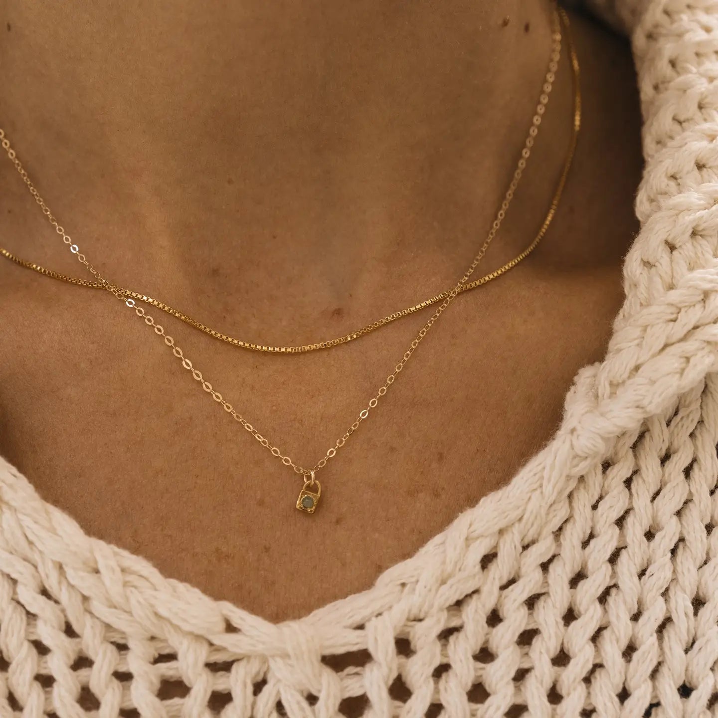 Loner Necklace - Opal