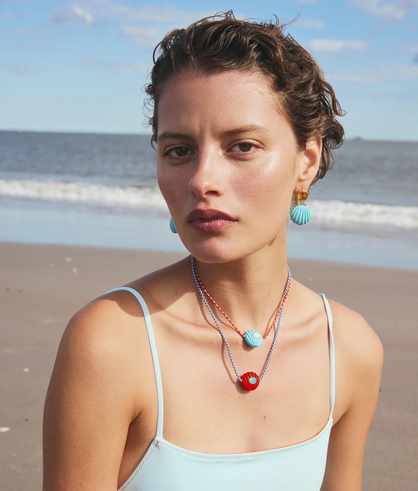 Kai Necklace - Red Hot — Lizzie Fortunato Demi-Fine Trunk Show