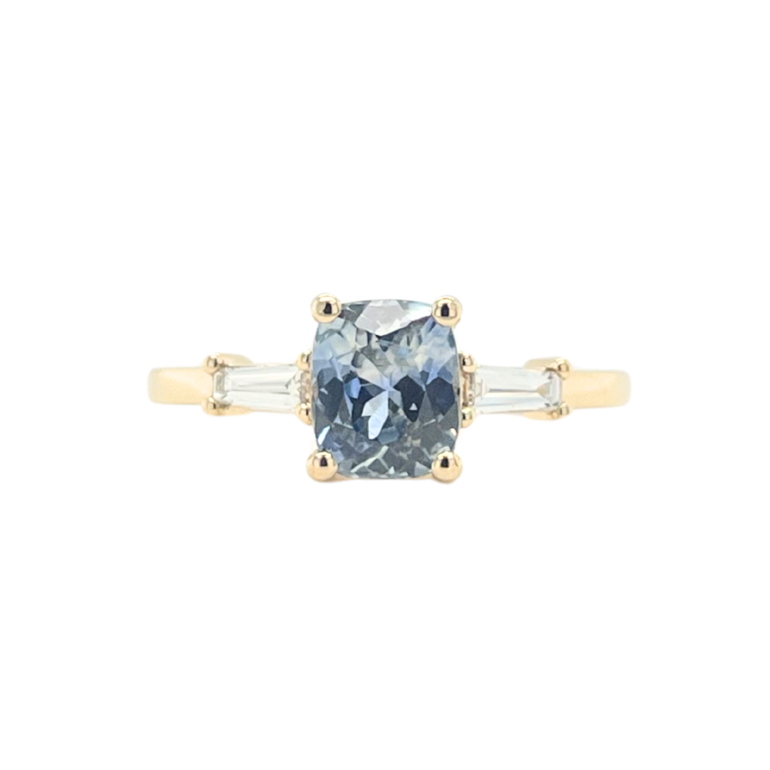 Bicolor Cushion Sapphire Marlowe Ring