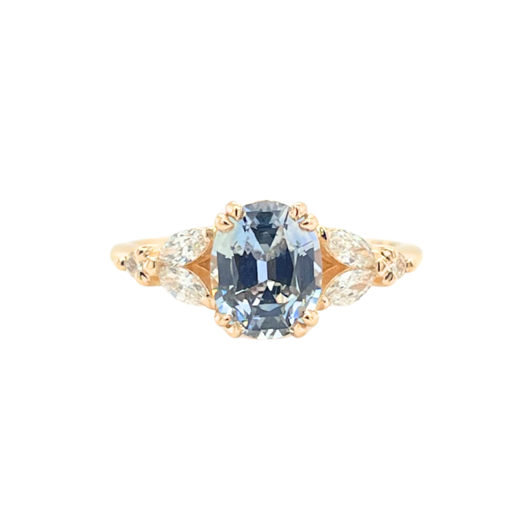 Oval Sapphire Goldie Ring