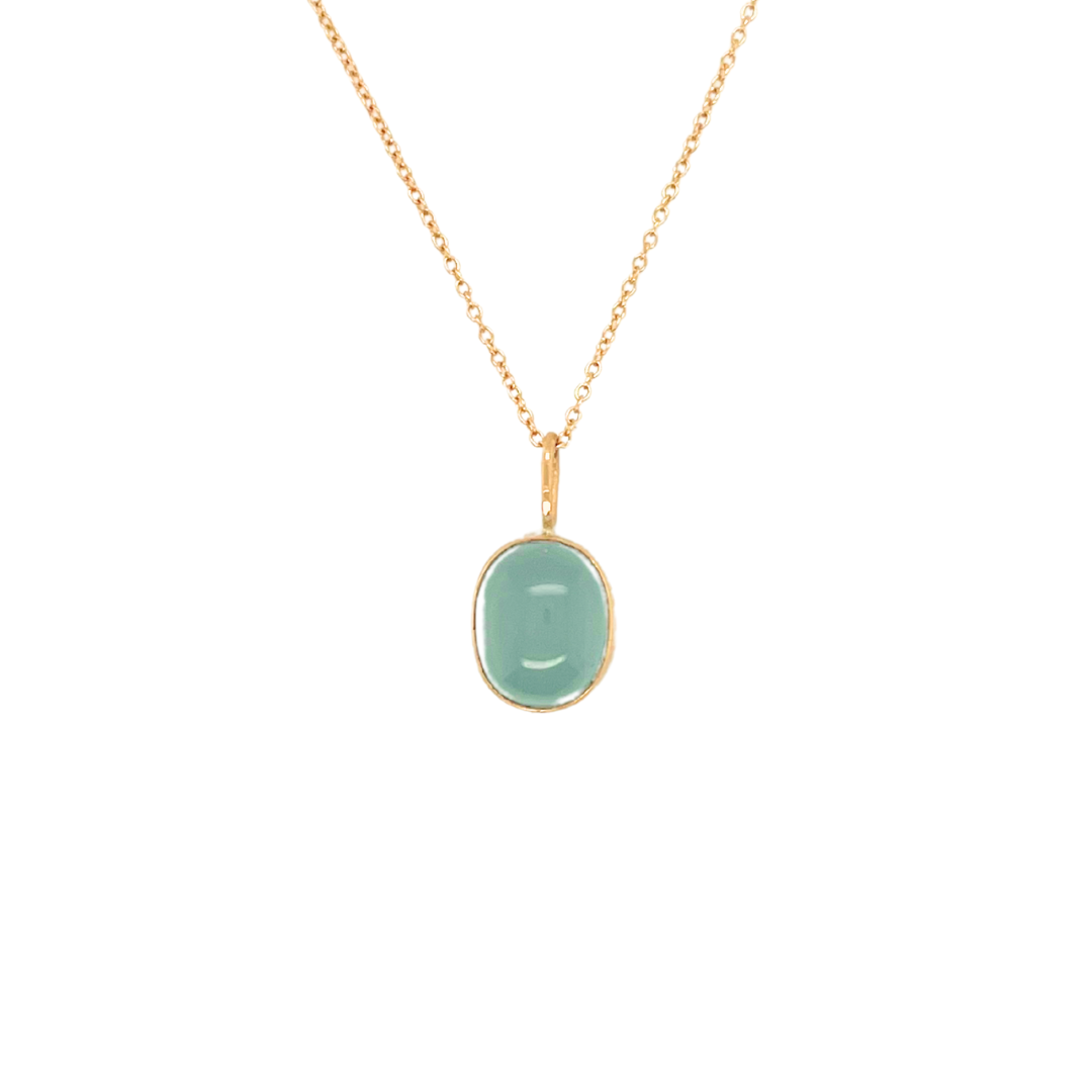 Gallery Necklace - Aquamarine