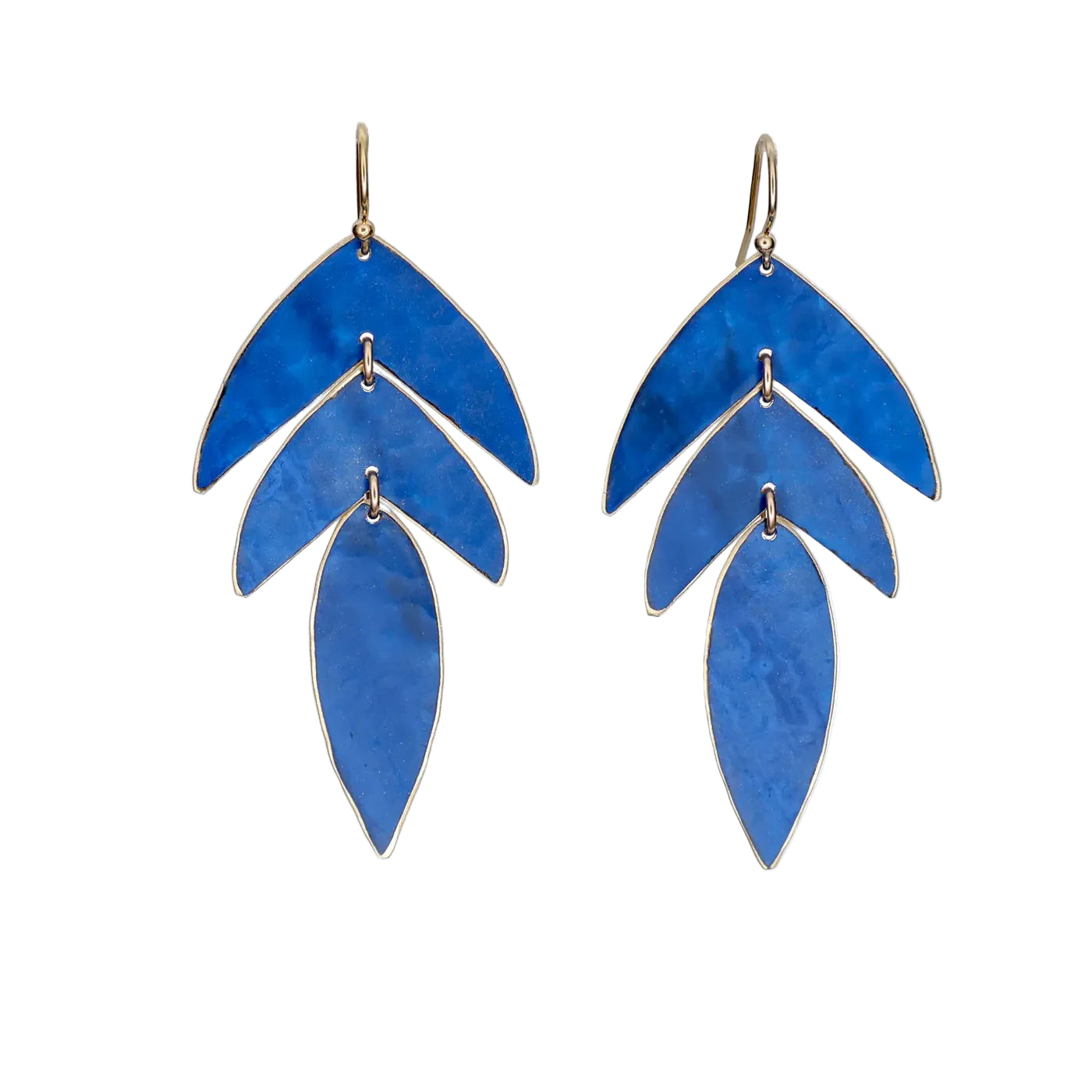 Palma Earrings - Lapis