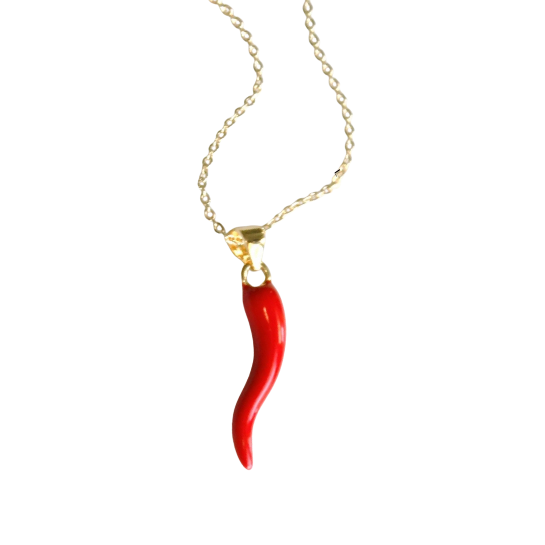 Pepper Pendant Charm Necklace