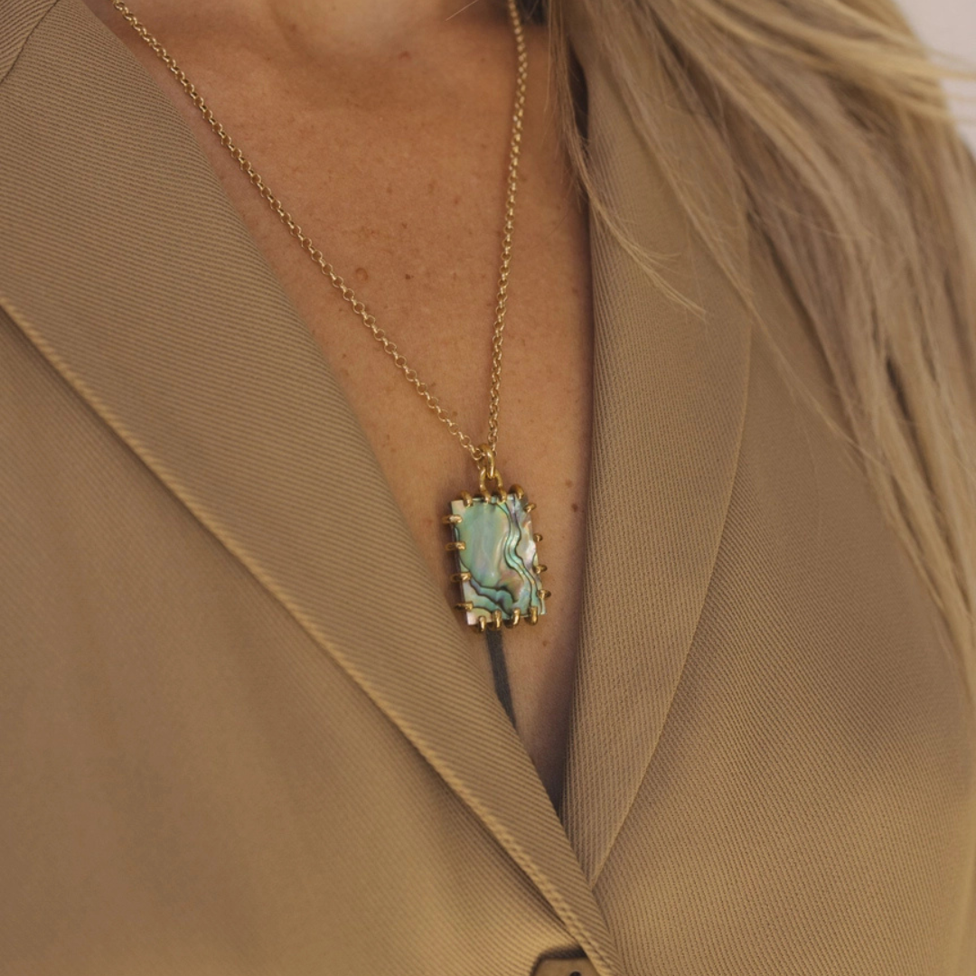 Phoebe Necklace - Abalone