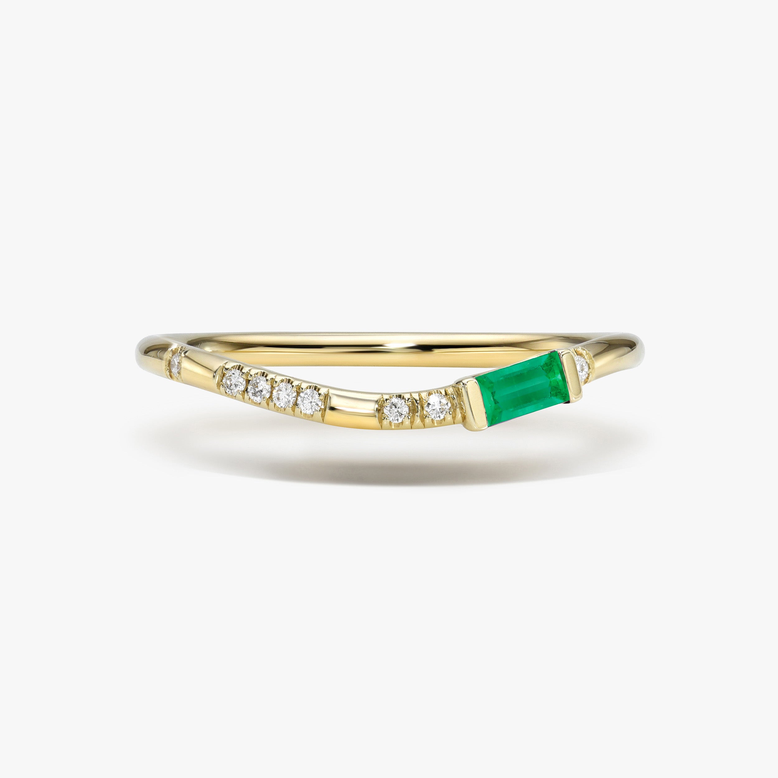 Pleiades Ellipse Birthstone Ring