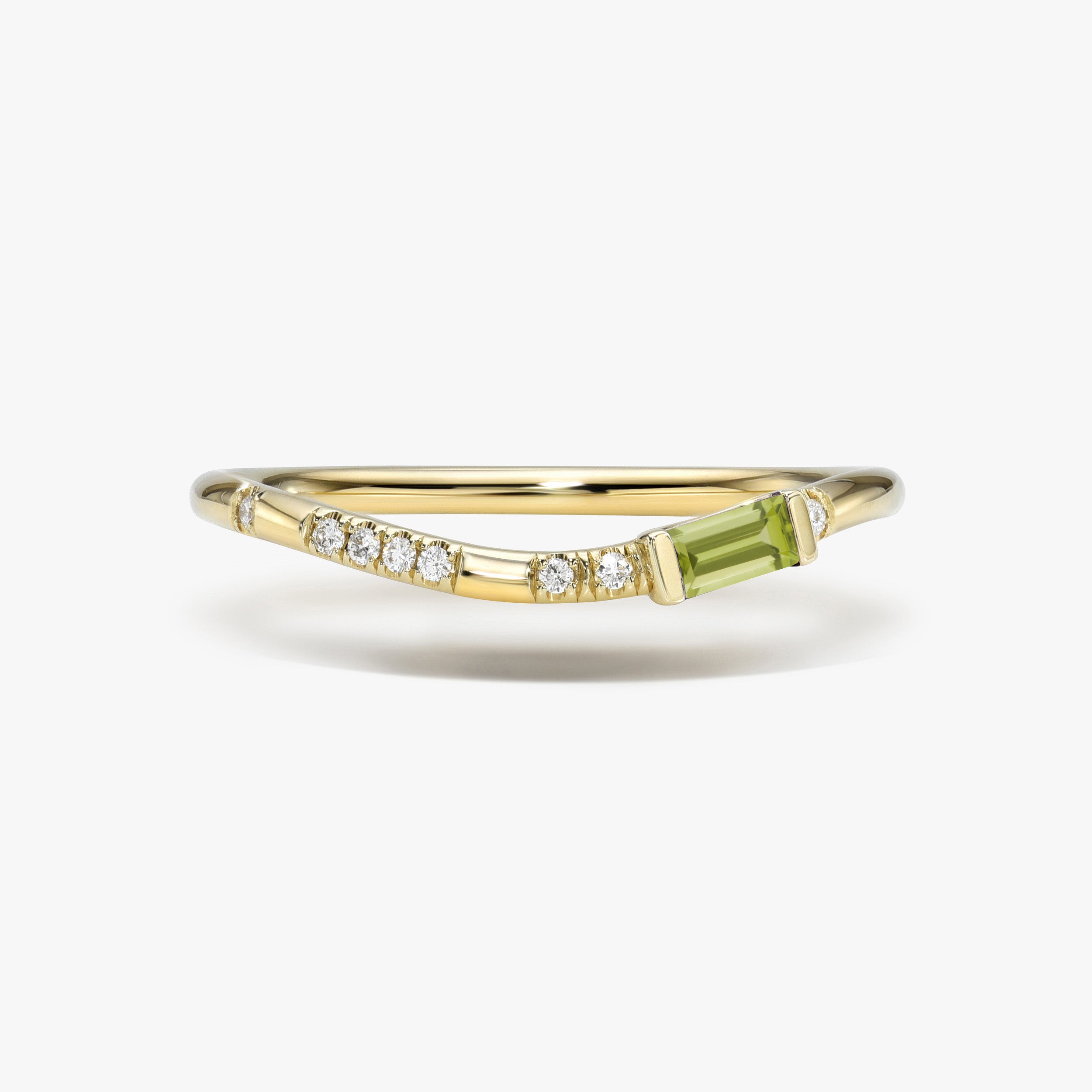 Pleiades Ellipse Birthstone Ring