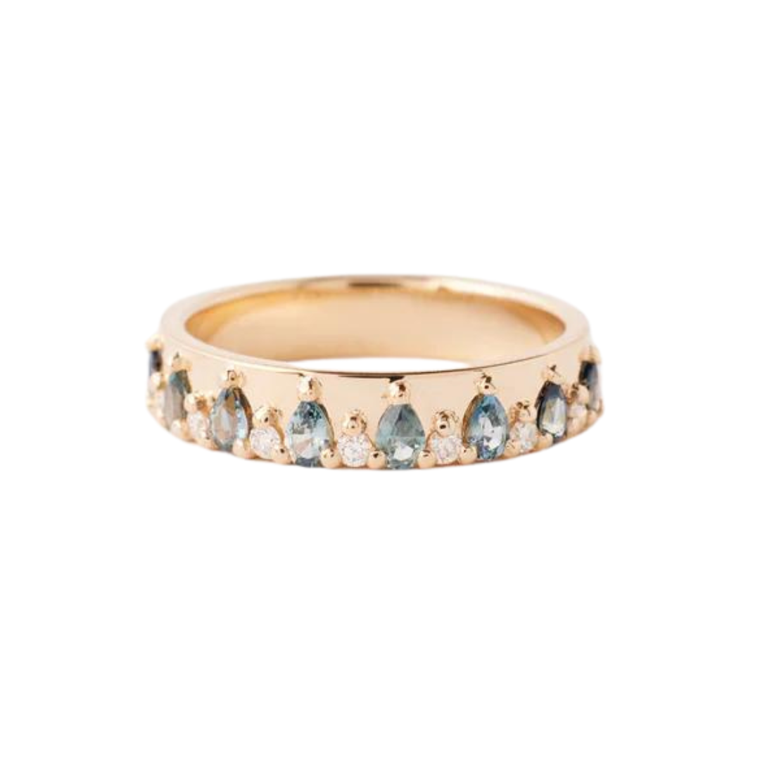 Kendall Ring - Teal Sapphire — Commitment, Curated