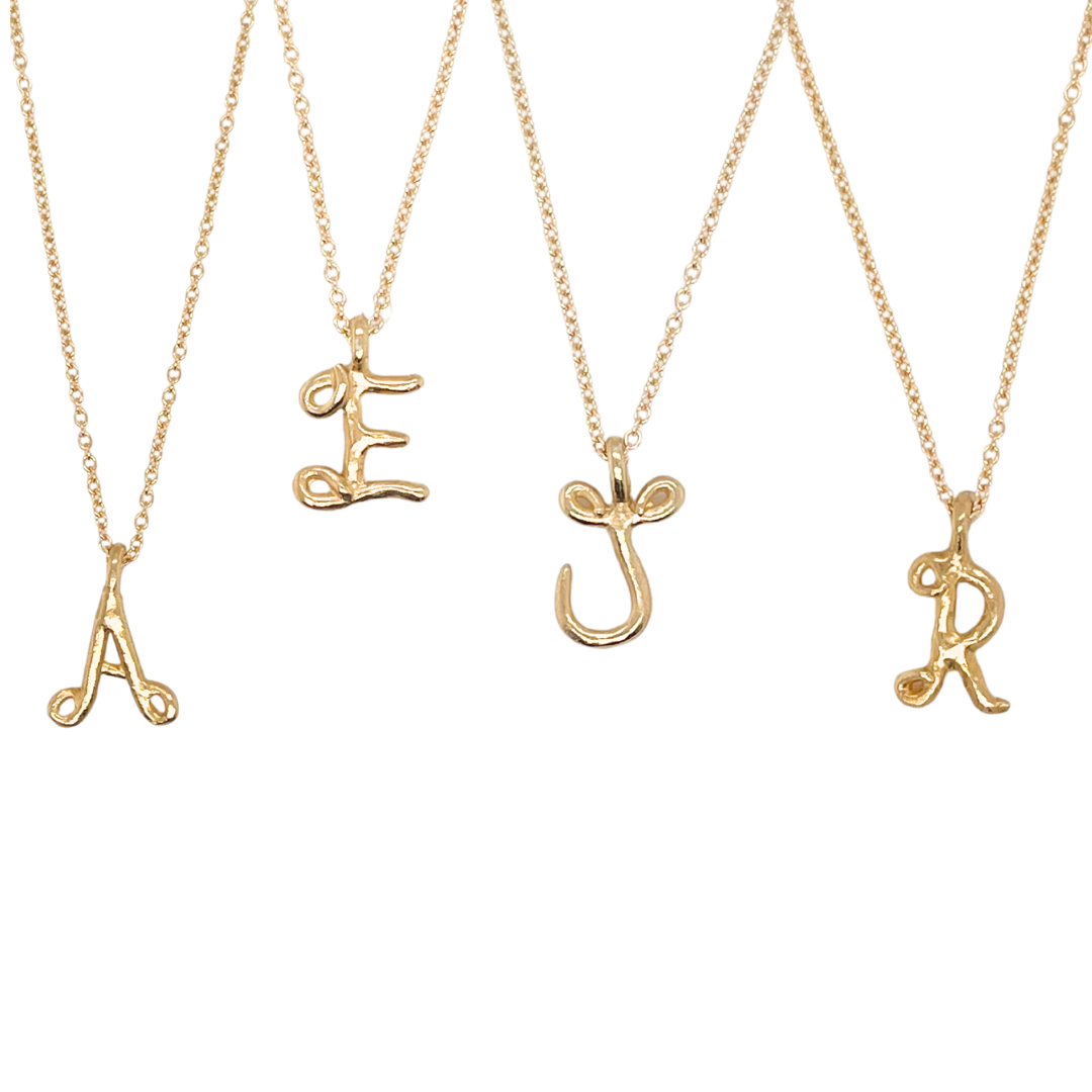 Love Letter Initial Charm