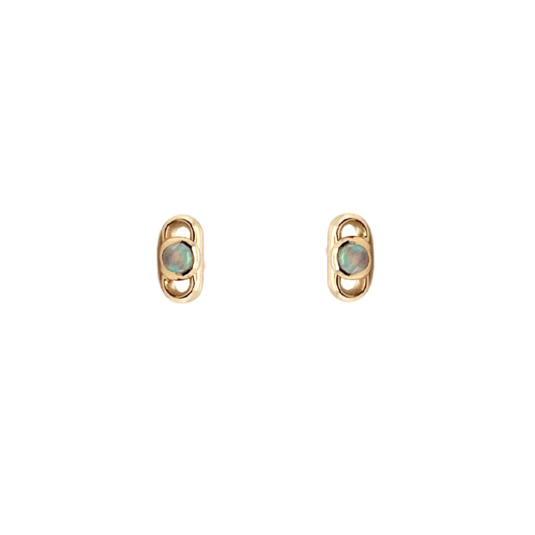 Encounter Studs - Opal — Sandy Rubin Trunk Show