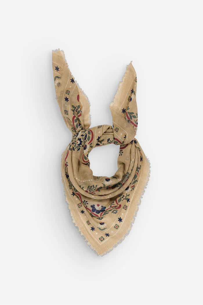 Secret Garden Crema Scarf