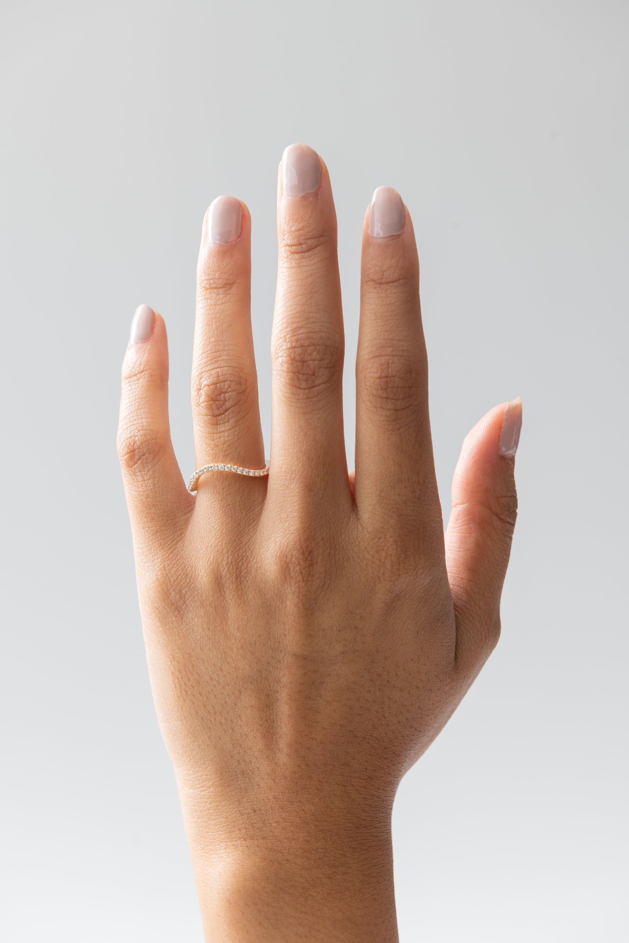 Curved Diamond Band