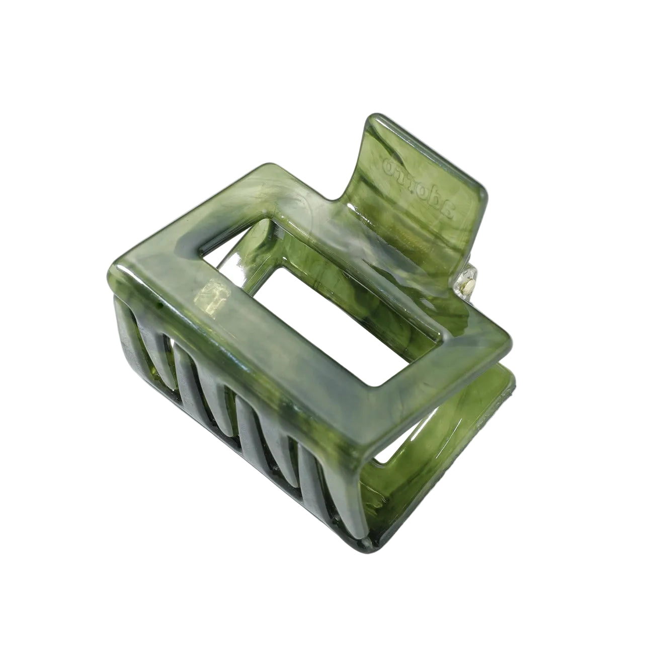 Simone Small Claw Clip - Jade Green